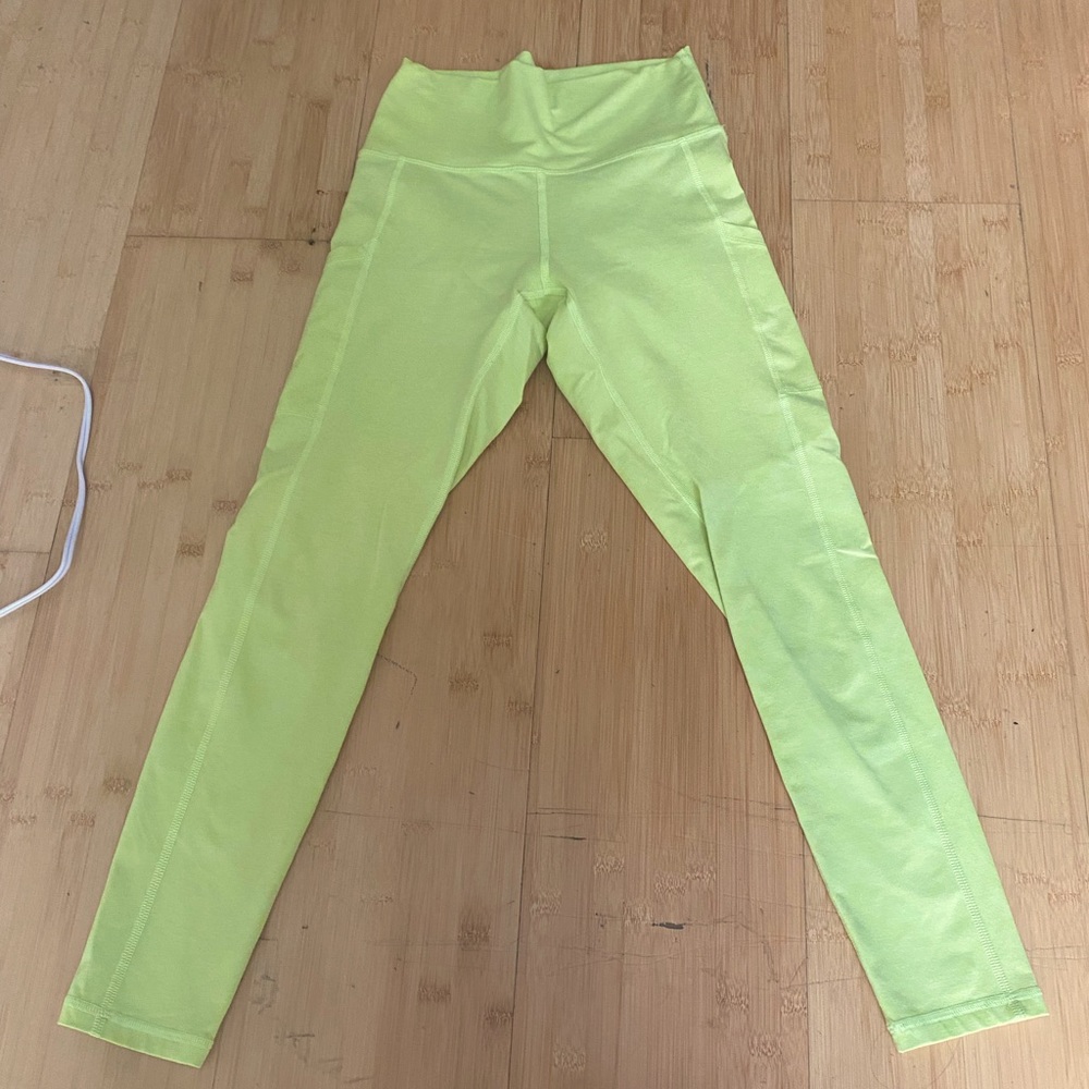 Aries highlighter yellow leggings